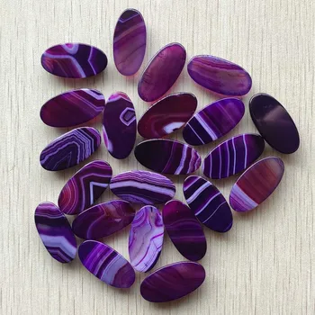 En-gros 20buc/Lot de moda naturale dungă violet onix oval taxi cabochons pentru Bijuterii Accesorii beads15x30mm transport gratuit