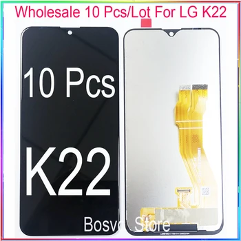 En-gros de 10 Buc / lot pentru LG K22 Ecran LCD Display cu Touch Digitizer Asamblare
