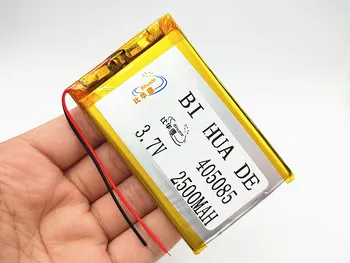 En-gros de 3,7 V litiu-polimer baterie 405085 045085 2500mah Baterie Reîncărcabilă Pentru MP5 DVD, GPS, aparat Foto de Jucărie Electrică Tabletă