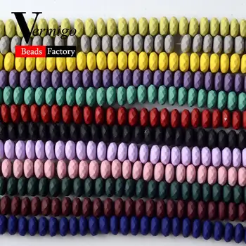 En-gros de 6mm 115pcs Violet Nanotech Cauciuc Piatra Hematit Margele Pentru lucru Manual Bijuterii Margele Abacus Diy Bratari 15