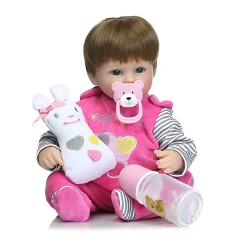 En-Gros De Drăguț Renăscut Baby Doll Soft Touch Reale Silicon Vinil Papusa De Copil Minunat De Cele Mai Bune Jucării Și Cadouri Pentru Copii De Fotografie Prop