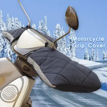 En-gros de Iarna cu Motociclete Mănuși cu Snowmobilul/ATV-uri/Biciclete Murdărie Mănuși de Ciclism Termică Căptușeală Lână Ghidon MTB Windproof Mănuși