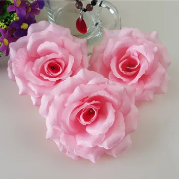 En-gros de NOI 50PCS/Lot 20Colors 10CM Artificiale de Trandafir Flori de Mătase Capete de Flori Decorative pentru Petrecerea de Nunta Banchet Decor