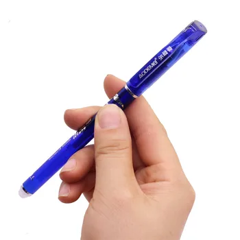 En-gros Erasable Pen 0.5 mm tip Albastru Negru Refill cele Mai Accesibile Pix cu Gel Dimensiune 15*1 cm Mai Frumoasa Studenta de Papetărie