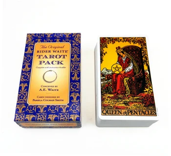 Englezesc complet fără Margini Ediție Smith-Waite Tarot Carti de Joc Smith Waite Tarot Joc de Bord 78 de cărți/set