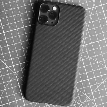 ENMOV Upgrade-ul 2 Culori de Lentile de Protecție Reală din Fibra de Carbon Caz rezistent la Socuri pentru iPhone11 Mat Capacul din Spate Pentru iPhone11 Pro Max