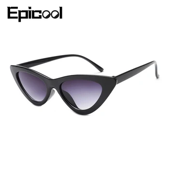 Epicool Ochi de Pisica ochelari de Soare Femei Plastic Cadru Clasic de ochelari de Soare Doamnelor Moda Retro Oglindă ochelari de Soare UV400 oculos