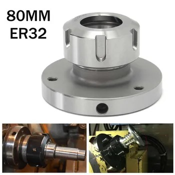 ER32 80MM Diametru Collet Chuck (3901-5032) Compact Strung Toleranță Strânsă CNC Rulment de Fixare din Oțel de Frezat Instrument 8cmx5cm