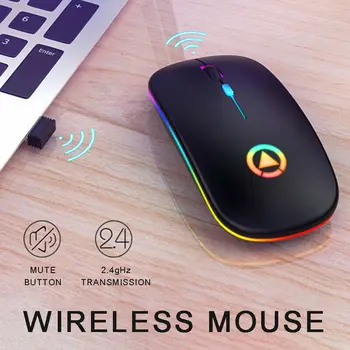 Ergonomic Mouse-ul Mouse-ul fără Fir Mouse-ul Computerului PC-ul Optic USB 2.4 Ghz 1600DPI Tăcut Mause Mini Silențioasă Soareci Pentru Laptop PC