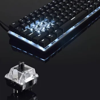 Ergonomic Tastatură Mecanică de Gaming Programabile de uz Casnic Calculator USB Cablu RGB LED Accesorii pentru AJAZZ AK33