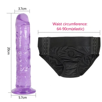 Erotic Sex Toy Jelly Vibrator Realist Penis Niciun Glonț Vibratoare femeia patrunde barbatul Penis artificial Cu ventuza Pantaloni pentru Lesbiene Penis artificial Jucarii Sexuale