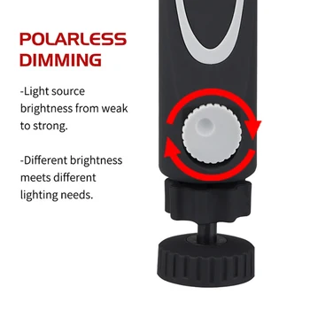 Estompat COB Pliere Lumina de Lucru cu Magnet LED Multi-funcție de Lampă de Încărcare USB pentru Camping în aer liber Portabil cu Lanterna LED-uri