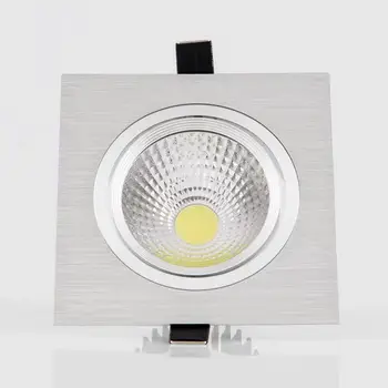 Estompat LED corp de iluminat COB lumina reflectoarelor tavan lumina AC85-265V 7w9w12w15w20w 25w corp de iluminat încastrat squar panou led lumină