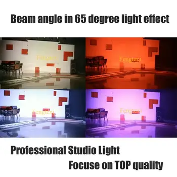 ETC 65Degree Zoom RGBW LED COB 200W Caldă se Spală lumina Reflectoarelor Interpret Studio TV Inginerie Etapă de Lumină la fața Locului (3200K/6500K) pentru a Trage