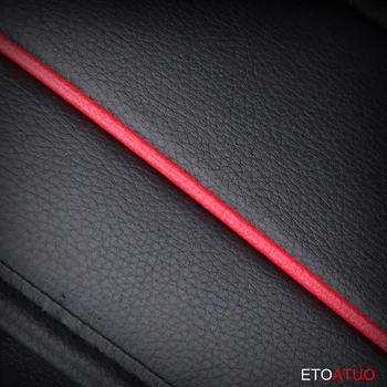 ETOATUO din piele Universal huse Auto pentru toate modelele Jaguar XE XF XJ F-PACE F-TYPE masina dotari styling auto Pernă masina