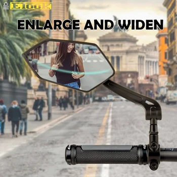 ETOOK Biciclete Oglinda retrovizoare Ghidon Reflector Gamă Largă de Unghiuri de inclinare Reglabile Oglindă Biciclete de Munte E-Scuter Accesorii