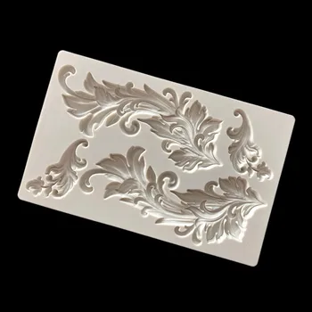 Europa Retro-relief Mucegai Silicon Lut Ceramică 3D Panou de Perete de Lut Polimer de Modelare Gel de Siliciu DIY Tort Trim Decor de Artă Ceramică