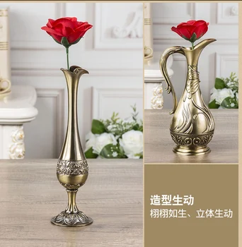 European De Epocă, Decorațiuni Interioare Din Metal Vaza Retro Arta Ambarcațiunile De Nunta Decor De Masă Ornamente Vaze De Flori De Epocă Clasic