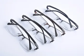 EV Supradimensionate Jumătate-Marginea de Metal de Afaceri Ochelari Rame 60-18-142mm Bărbați Optică de Mare Cadru Pentru Miopie obiectiv Oculos De Grau EV1456