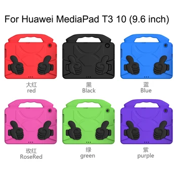 EVA Portabil rezistent la Șocuri Copii de Siguranță Mâner Spuma Stand husa Pentru Huawei MediaPad T3 10 9.6 inch AGS-W09 AGS-L09 Caz
