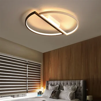 Everso Moderne Plafon Lampă cu LED-uri Semicerc Camera de zi Dormitor Candelabre Tavan Decor AC 85-265V Restaurant Decorative