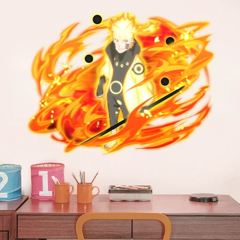 EWAYS Vinde Caractere Naruto camere de Copii autocolante de perete pentru Copii Cadou de Ziua de nastere Poate Fi Eliminat autocolante de Perete