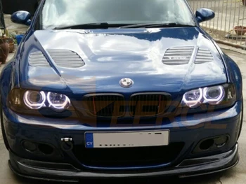 Excelent Ultra luminos DTM Style led Angel Eyes inele de halogen Pentru BMW E46 Coupe Cabrio pre LCI 2001 2002 2003 Xenon Faruri