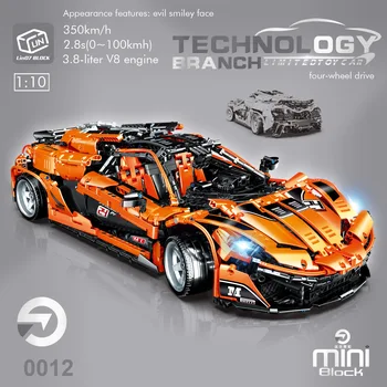 Expert Creator de Idei Technic Serie Oraș Lin 0012 SUV campion de Viteză Masina de Curse RSR Blocuri Caramizi Moc Model Modular de Jucărie