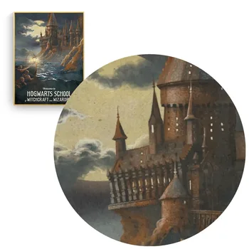 Expresul De Hogwarts Film Silueta Postere Si Printuri Poze De Perete Pentru Camera De Zi Panza Pictura Arta Decorative Decor Acasă