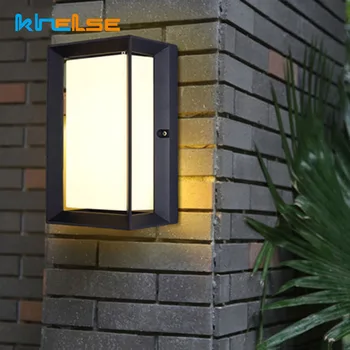 Exterior Impermeabil IP65 Moderne Lampă de Perete Senzor de Mișcare LED Lumini de Perete Curte 18W 25W Grădină Coridor Veranda Decorarea