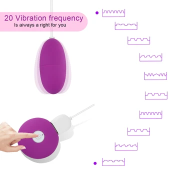 EXVOID 20 de Modul de la Distanță Ou Vibratoare Jucarii Sexuale pentru Femei Vibratoare Sari Ou USB Reîncărcabilă Clitoridian G Stimulato Glonț Vibratoare