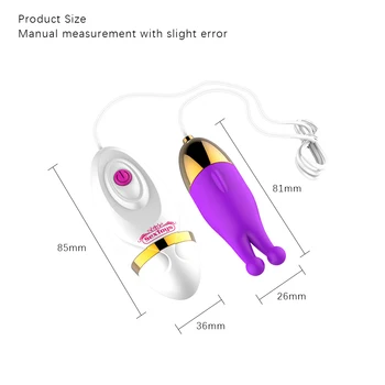 EXVOID Penis Vibrații Clip de 12 Frecvența Biberon Masaj la Distanță Ou Vibrator din Silicon Vagin, Clitoris Stimularea punctului G Vibrator