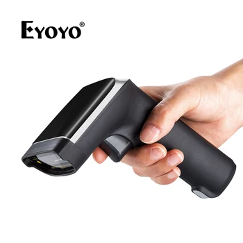EYOYO EY-007S 1D 2.4 GHz Wireless de coduri de Bare USB cu Fir de Lumină Laser 1D Scanner de coduri de Bare Reader Wireless