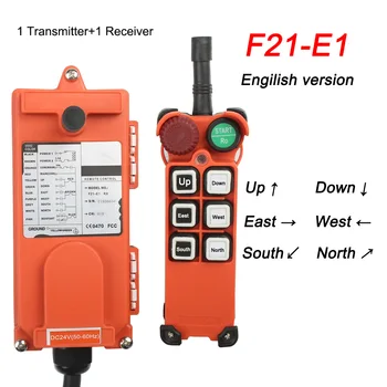 F21-2S F21-4S F21-E1 Industriale de la distanță controler de întreruperi de Ridicare Macara de Comandă Ridicare Macara 220V 380V 110V 12V 24V comutator Wireless