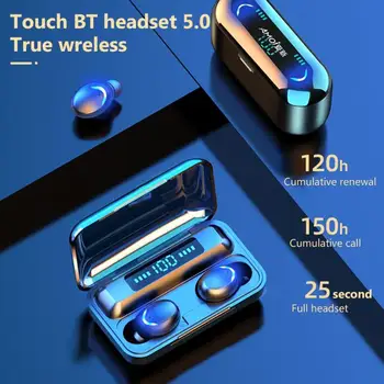 F9-5c Căști TWS 5.0 Bluetooth 2020 Vânzări la Cald rezistent la apa 9D Stereo Sport Căști fără Fir, Căști Căști Cu Microfon de Încărcare