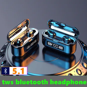 F9 TWS fără Fir Bluetooth casti 3500mAh cu LED Display Microfon Casca Bluetooth gamer Impermeabil Pavilioane pentru xiaomi pk tws i12