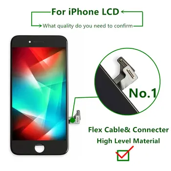 Fabrica de vânzări AAA+ Ecran LCD Pentru iPhone 7 8 7 PLus Display LCD de Asamblare + 3D Touch Fix Telefon Mobil de Reparații