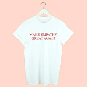 Face Empatie Mare din Nou de imprimare tricou Femei din Bumbac Casual Amuzant tricou Pentru Doamna Yong Fata Top Tee Picătură Navă S-189