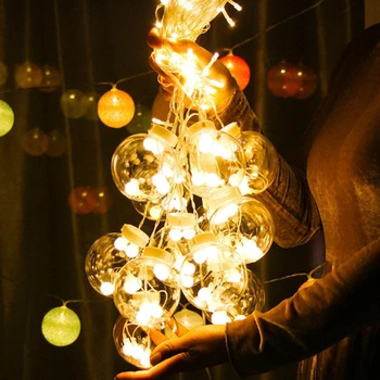 Fairy Ghirlanda LED Mingea Șir de Lumini Pentru Nunta de Craciun Petrecere de Aniversare a Festivalului de Decor Lumini LED Decor Perdea de Lumini