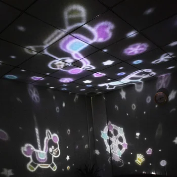 Fairy Stele Proiectează Lumina de Noapte Visez Lampa de Proiecție pentru Copii Dormitor L5