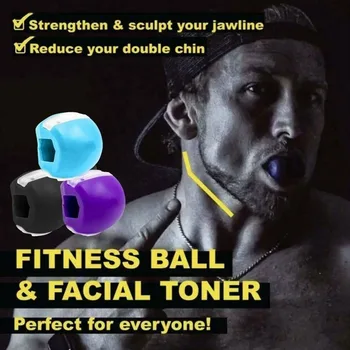 Falca Antrenor face-lift Artefact Musculare Faciale Mesteca Dispozitiv Feței și a Gâtului Minge pentru Exercitii Antrenor Putere Expander Echipamente