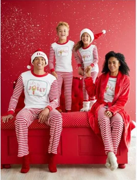 Familia Crăciun Pijamale Familie Matchig Haine X-mas Pijamale Familia Sleepwear Mamă-Fiică, Tată Copii Pijamale Utilaje