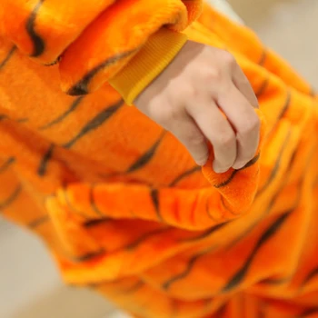 Familie de potrivire onesie pijamale femei, pijamale, îmbrăcăminte acasă animale pijamale pentru adulți tigru pentru copii de craciun mama fiica îmbrăca