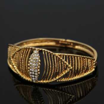 Fani nigerian Nunta de Cristal bijuterii set Femeile client Africane Margele bijuterii set de Brand de aur din Dubai set de bijuterii en-Gros de design