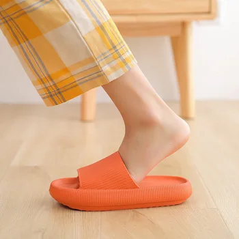 Fashion Papuci Femei Grosime Platforma Femei Interioară, Baie, Papuci de casă EVA Moale Anti-alunecare Podea Acasă Diapozitive Doamnelor Pantofi de Vara pentru Bărbați
