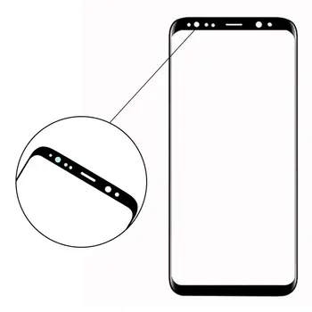 Fata capac de sticla ecran Protector pentru Samsung Galaxy S8 /Galaxy S9/Galaxy S10/Galaxy note 8+Lentilă de Sticlă de Înlocuire Instrument