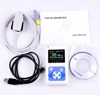FDA Portabile Pulsoximetru OLED Spo2 Puls Monitor de ritm Cardiac CMS60D Contec FIERBINTE