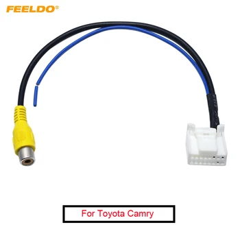 FEELDO 10buc Parcare Inversă Spate Camera Video Convertor Plug Cablu Adaptor Pentru Toyota Camry 7 Navigare DVD #AM2593
