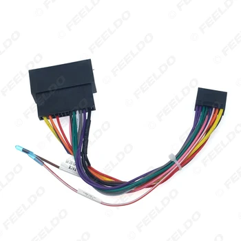 FEELDO Car Audio Adaptor 16Pin Fasciculului de Cabluri de Putere Calbe Pentru Ford Escort+ Aftermarket Stereo Kituri de Instalare