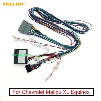 FEELDO Masina 16pin Audio Cabluri Cu Canbus Cutie Pentru Chevrolet Malibu XL Equinox Stereo de Instalare de Sârmă Adaptor
